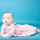 Vorschaubild Leichter Musselin Baby Schlafsack Kamel
