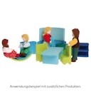 Vorschaubild Bauhaus mit Tragetasche blau