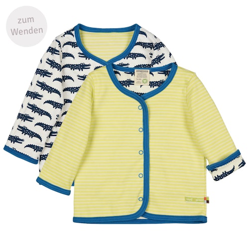 Gestreifte Wendejacke