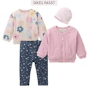 Vorschaubild Edle Rippe Leggings Blümchen