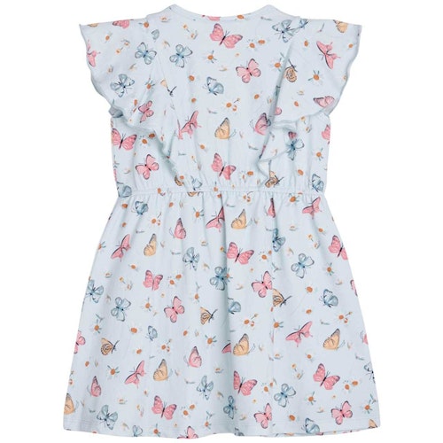 Sommer Kleid Rüschen Schmetterlinge