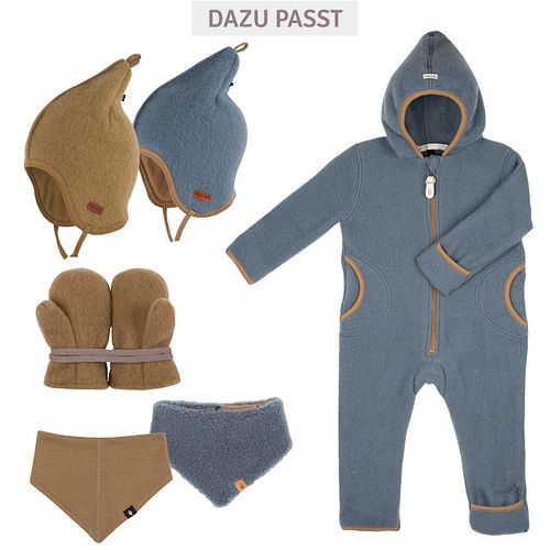 Babymütze Pure Pure Fleece Schurwolle Uni