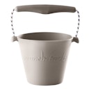 Vorschaubild Silikon Sand Eimer dunkel taupe