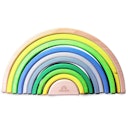 Vorschaubild Neongrün Regenbogen Grimms 10 teilig - 27,4 cm