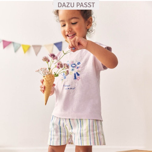 Weiches T-Shirt Blumenprint