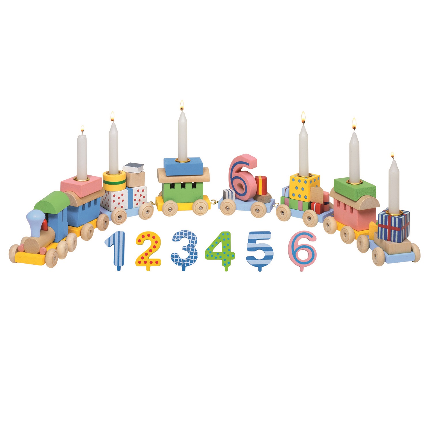 Geburtstagszug mit 7 Anhängern