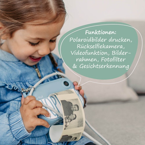 Digitalkamera ab 5 Jahre mit Sofort-Druck-Funktion jeans
