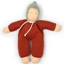 Vorschaubild Nanchen Walnussbaby Puppe – kastanie