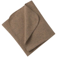 Wolle Babydecke engel walnuss-braun