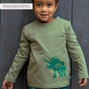 Vorschaubild Langarmshirt Dinosaurier-Stickerei