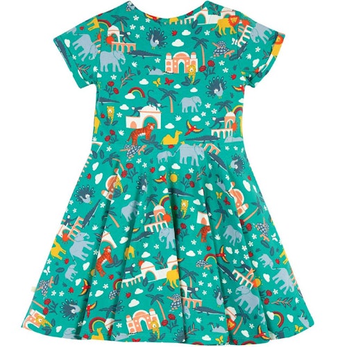 Flatter Sommerkleid Regenbogen