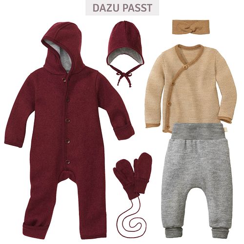 Strickjacke Disana Wickel langarm Schurwolle