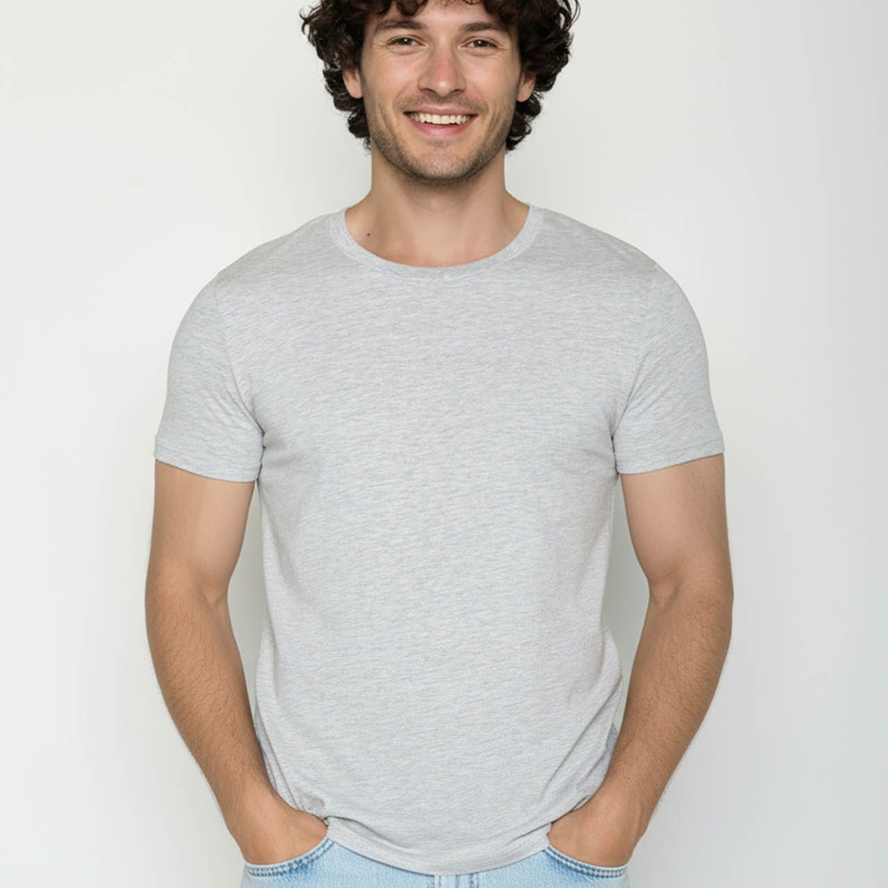 Herren - T-Shirt - Bio-Baumwolle - körpernah leicht tailliert
