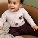 Vorschaubild Babyhose Sweat Rüschen