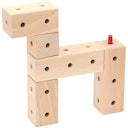 Vorschaubild Holz Konstruktionsbaukasten „Maker“ 108tlg. ab 3 Jahren