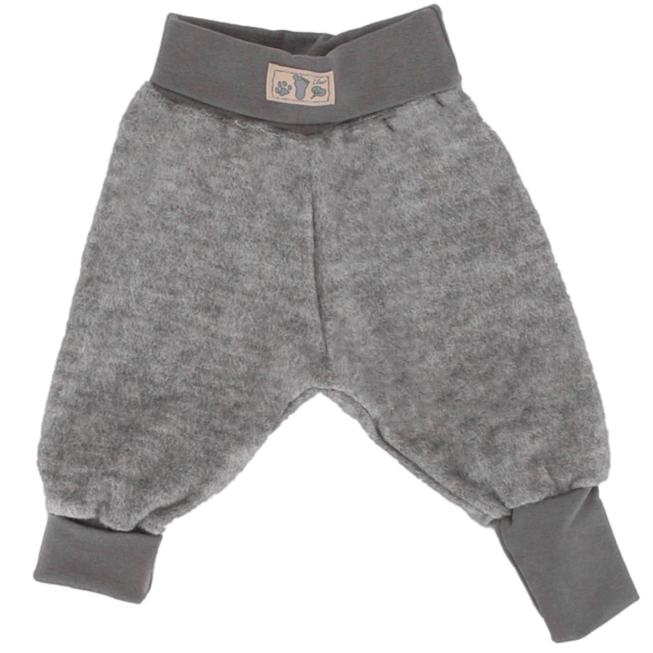 Freizeithose Lilano Bündchen Schurwolle Uni