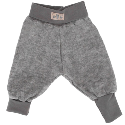 Babyhose Wollplüsch breite Bündchen