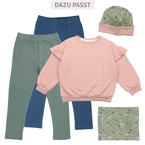 Sweatshirt mit Rüschen
