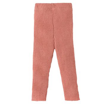 Mitwachsende Strickleggings Merinowolle Softpink