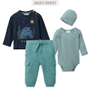 Vorschaubild Jersey Langarmshirt Eisbär und Pinguine