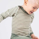 Vorschaubild Baby Body langarm mit Druckknöpfen