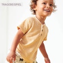 Vorschaubild Leichtes Henley T-Shirt Ringel