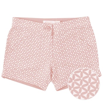 Leichte Sommer Blumen Shorts rosa