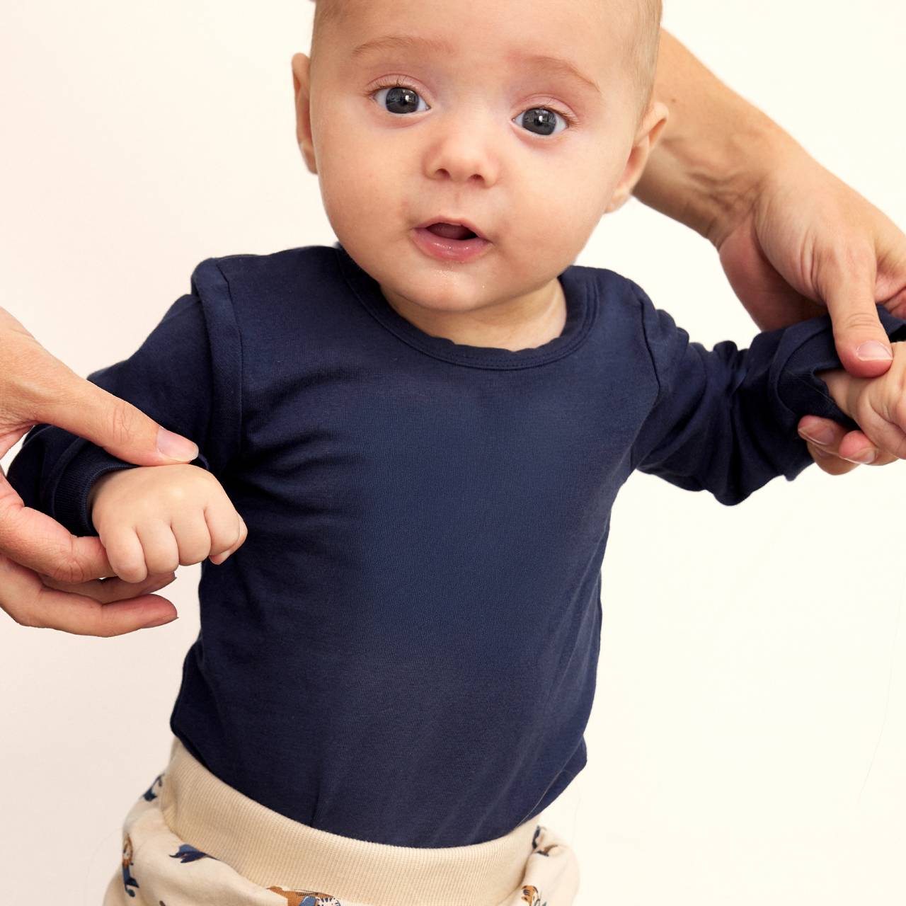 Langarm Body aus super weicher Bambus-Viskose