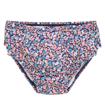 Rüschen Schwimmwindel Blümchen rosa