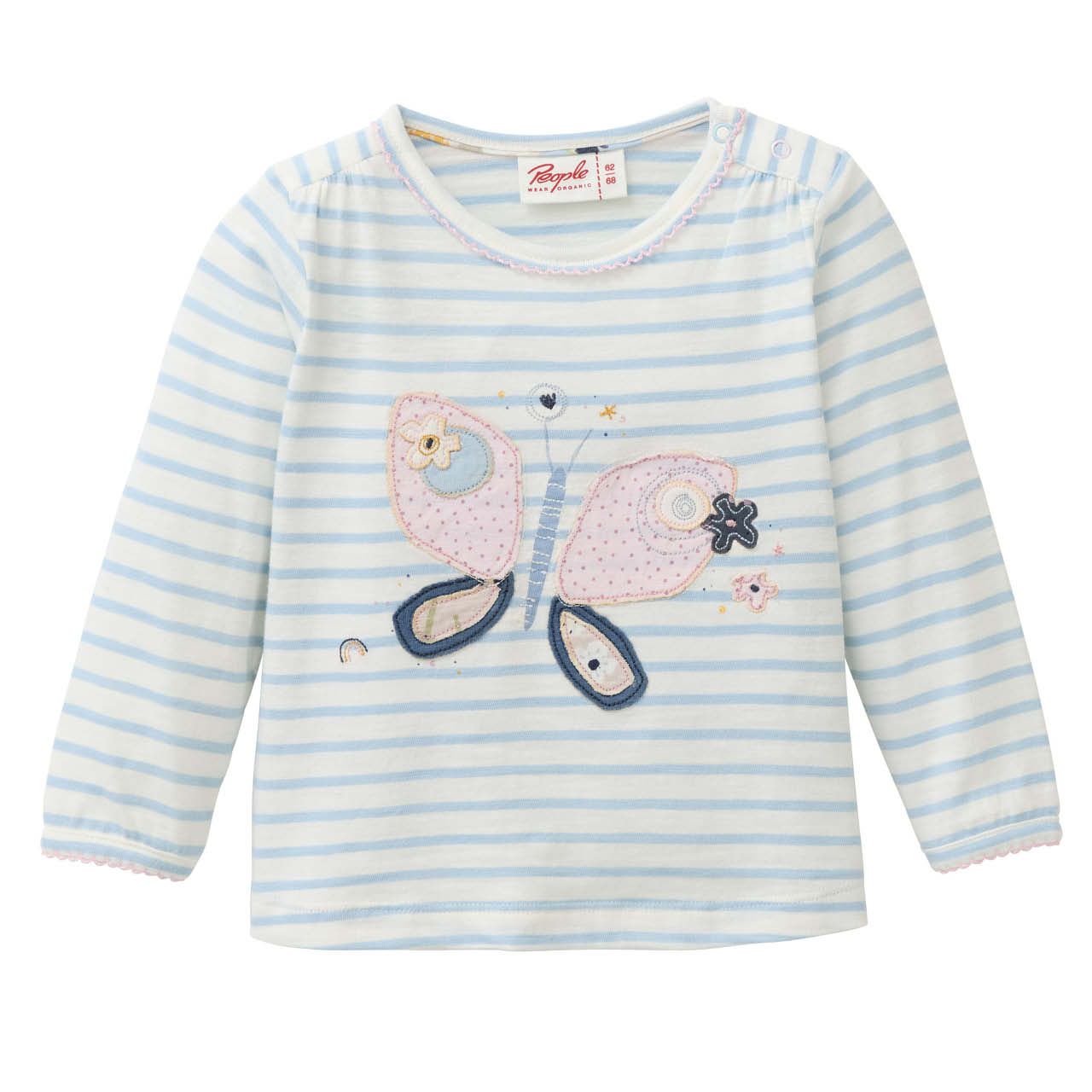 Langarmshirt People Wear Organic Interlock/Jersey Motiv