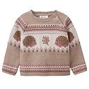 Vorschaubild Strickpullover beige gemustert