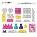 Vorschaubild Connetix Magnetbausteine Einhorn Glitzerset 56 Teile