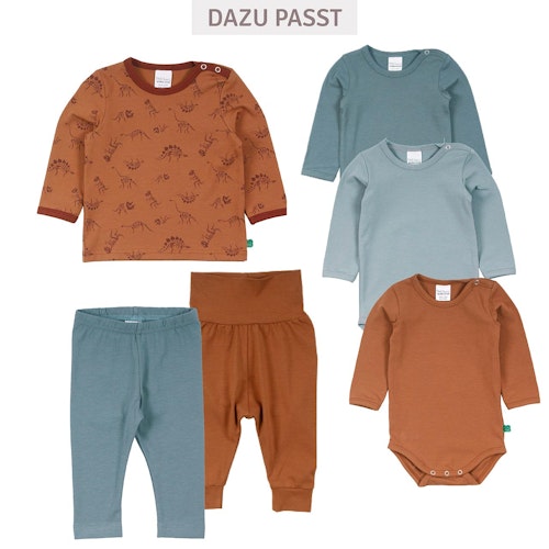 Basic Krabbelhose mit breitem Bund