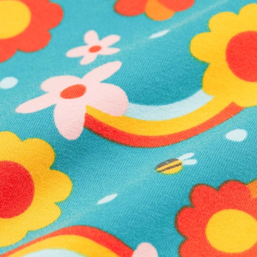 Leggings Doppelpack Blumen uni