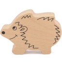 Vorschaubild Babyrassel aus Holz ab 6 Monate – Igel