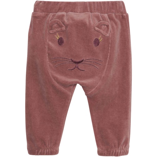 Weiche Velour Hose Tiermotiv