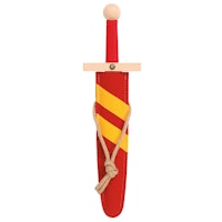 Schwertset Lancelot rot 42 cm