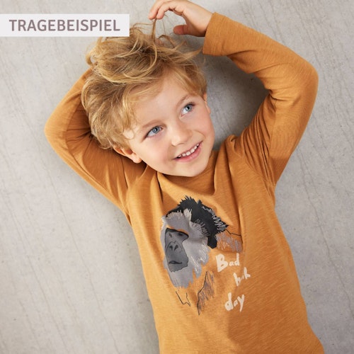 Leichtes Shirt langarm Baustellenfahrzeuge