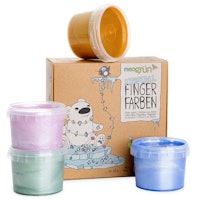 Bio Fingerfarben Glitzer 4er Set MIKA