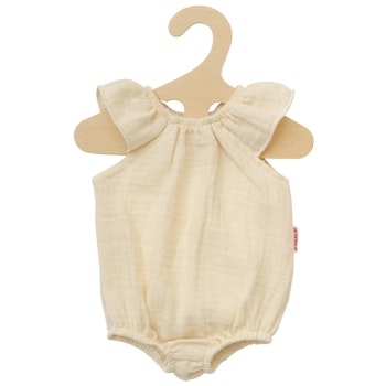 Puppen Body Rüschen 28-35cm beige, Bio-Baumwolle