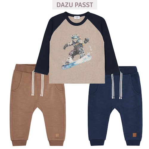 Weiches Langarmshirt cooler Hund