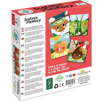 Essen nach Jahreszeit – Gedächtnisspiel ab 2 Jahren