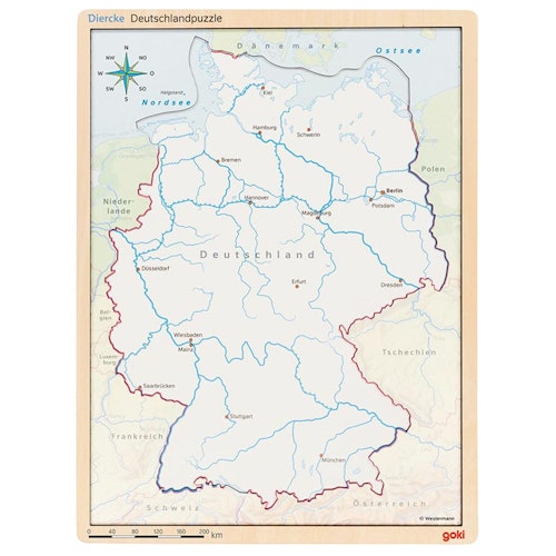 Schichtenpuzzle Deutschland ab 5 Jahre