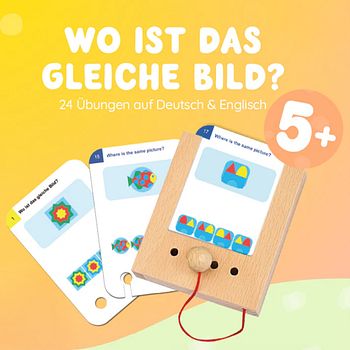 Wo ist das gleiche Bild? Kartensatz ab 5 Jahren (ohne Lochkasten)