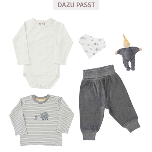 Frottee Babyhose Bündchen