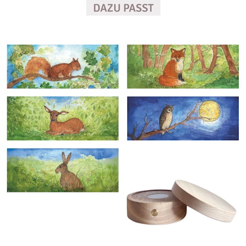 5 Lampenschirme Eentje van Margo - Waldtiere