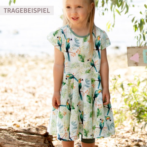 Flatterkleid kurzarm