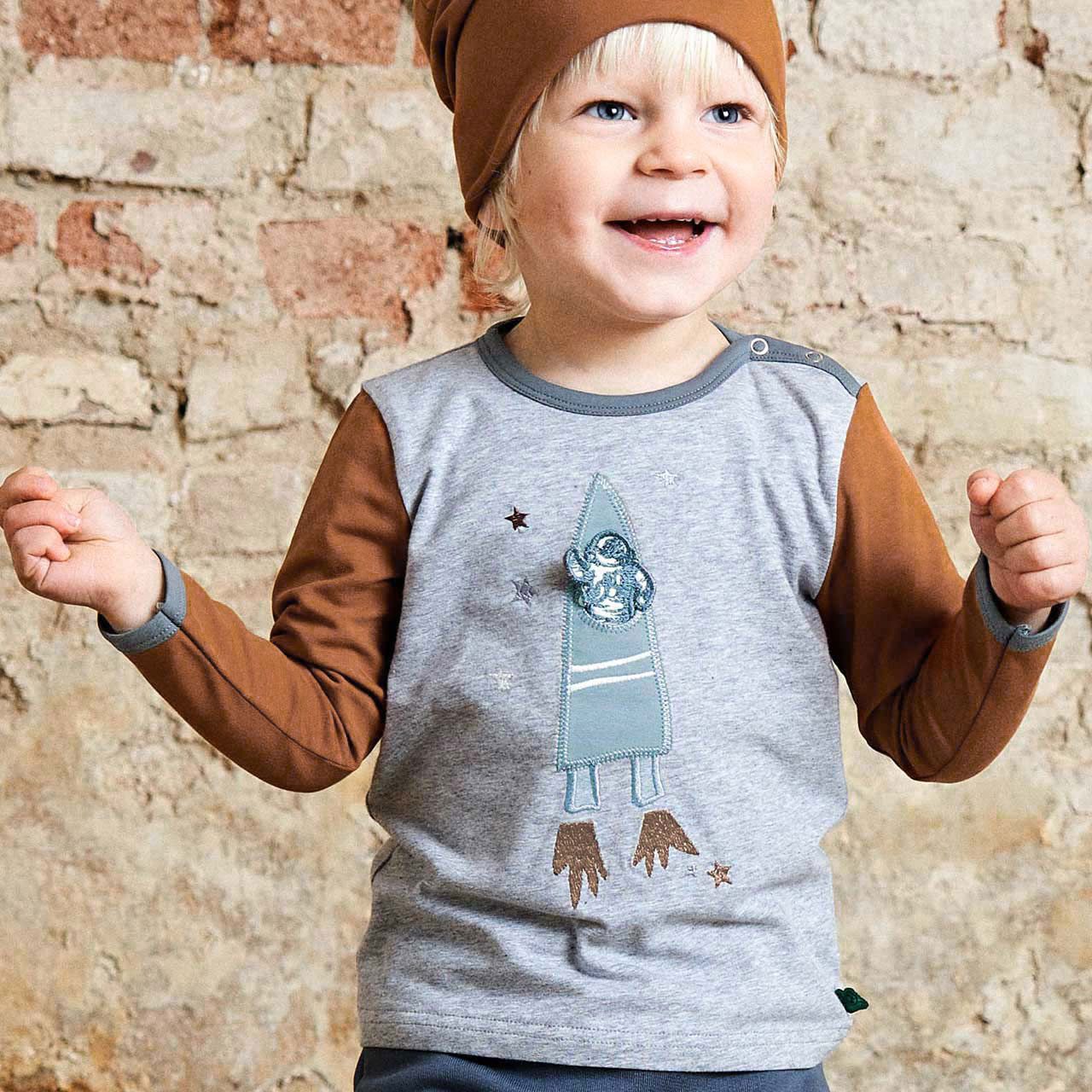Langarmshirt Fred's World dehnbar Motiv