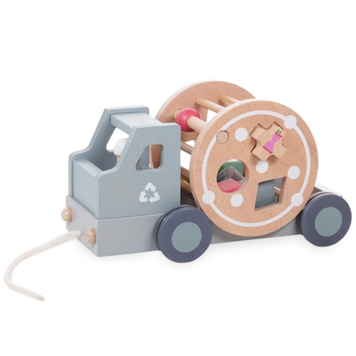 Nachzieh Müllauto Steckspiel ab 1 Jahr