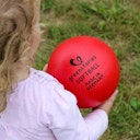 Vorschaubild Softball 16 cm rot